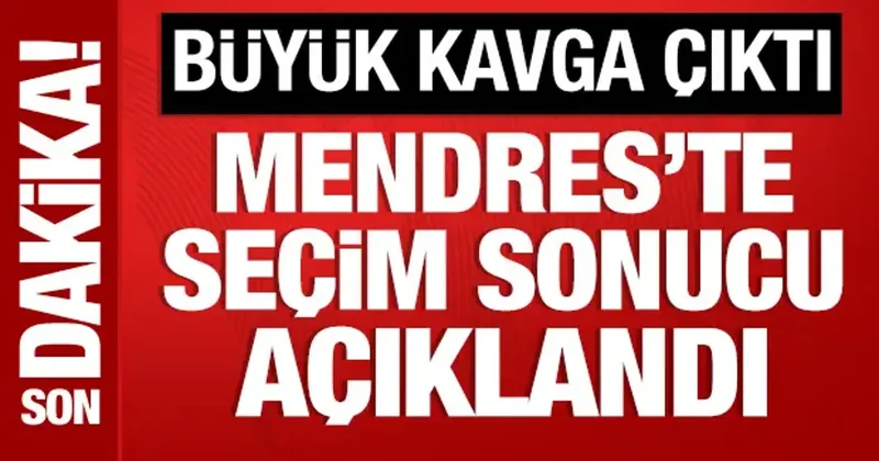 Menderes’te büyük kavga! Seçimi AK Parti nin adayı kazandı