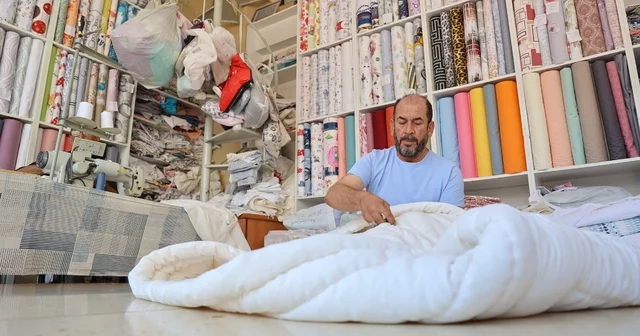 Kırşehir de gurbetçi yoğunluğu yorgancı esnafının işlerini artırdı Kırşehir Haberleri Habertürk Yerel Haberler