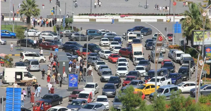 Samsun’da taşıt sayısı 555 bini aştı