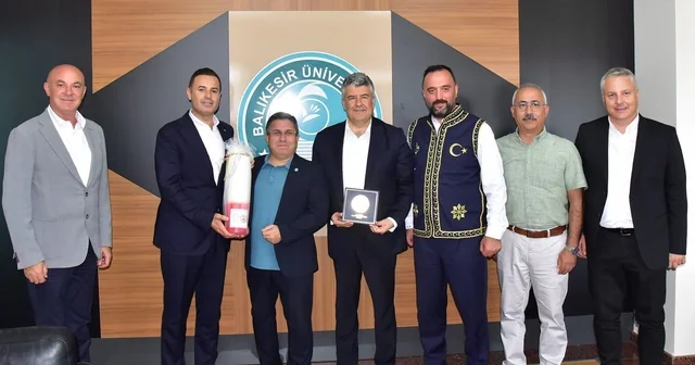 Rektör Yücel Oğurlu ya, Kurtdereli güreşleri için davet Balıkesir Haberleri Habertürk Yerel Haberler