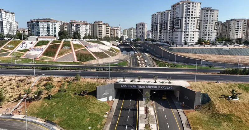 Gaziantep trafiğine nefes aldıran 450 milyon liralık dev kavşak açıldı