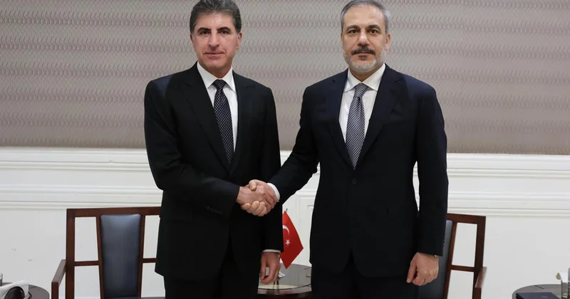 Bakan Fidan, IKB Başkanı Neçirvan Barzani ve IKBY Başbakanı Mesrur Barzani ile görüştü