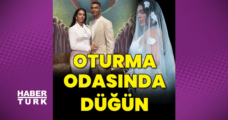 Cristiano Ronaldo ve Georgina Rodriguez in oturma odasındaki nikah görüntüleri yayımlandı
