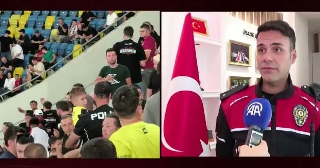Holiganın elinden çocuğu kurtaran komiser yardımcısı o anları anlattı