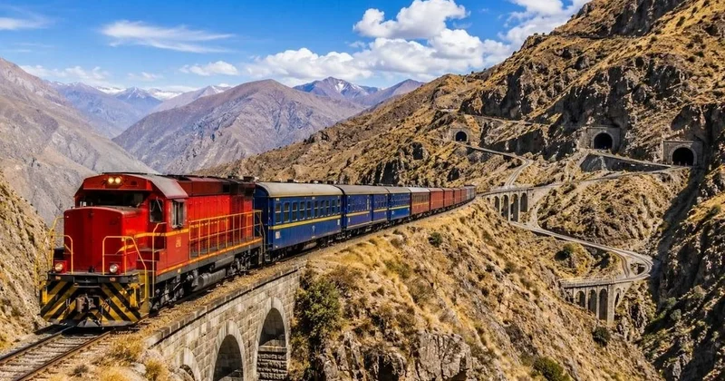 Dağları delik deşik edip içinden treni geçirdiler Sözcü Gazetesi
