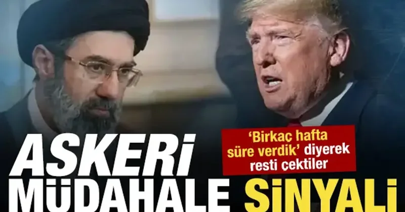‘Birkaç hafta süre verdik’ diyen İran’dan ABD’ye rest: Askeri müdahale sinyali