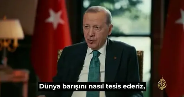 Erdoğan El Cezire ekranlarında İsrail uyarısında bulundu