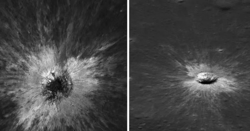 NASA uzay aracı Ay da devasa yeni bir krater keşfetti