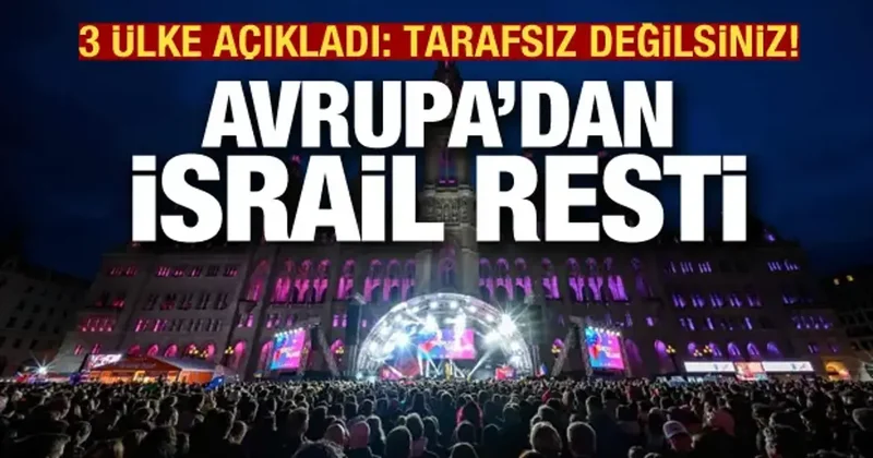 Avrupa dan Eurovision a İsrail resti