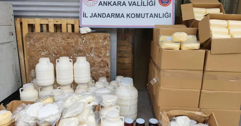 Halk sağlığını tehlikeye atan 838 kilogram süt ürünü imha edildi