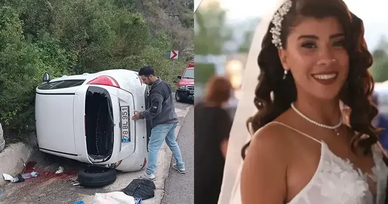 Otomobil istinat duvarına çarptı; müzik öğretmeni Cansu öldü, kayınpederi ve bebeği yaralı