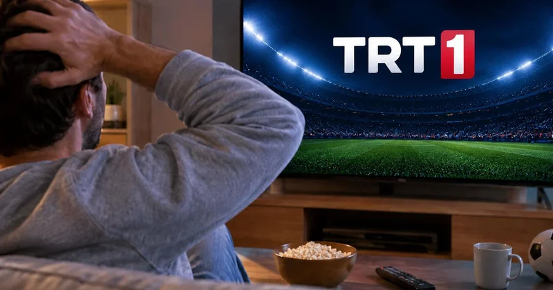 Dün gece maç izlemek için TRT yi açanlar şoke oldu