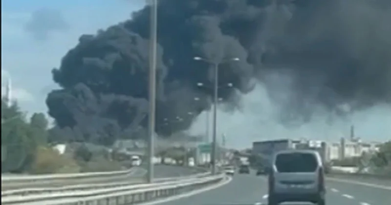 TEM Otoyolu nda TIR alev topuna döndü: Edirne yönü trafiğe kapatıldı Son Haberler