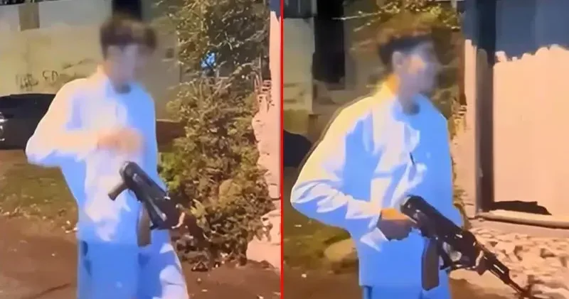 Sarıyer’de husumetlisine gözdağı için kalaşnikofla havaya ateş açtı, yakalandı
