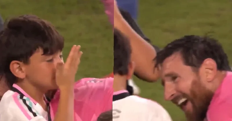 Messi 48. kupasını kazandı, oğlunun hareketi geceye damga vurdu Sözcü Gazetesi