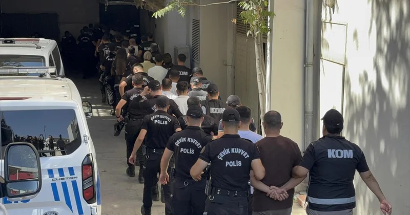 Gaziantep te suç örgütüne yönelik operasyonda 18 tutuklama