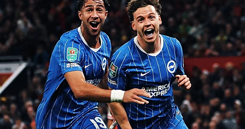 Brighton dan Manchester United a karşı tarihi geri dönüş
