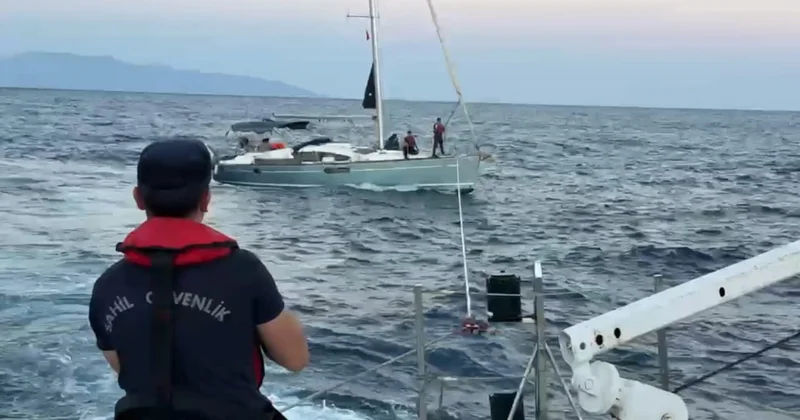 Antalya da denizde yelkenli sürüklendi; Sahil güvenlik kurtardı Sözcü Gazetesi