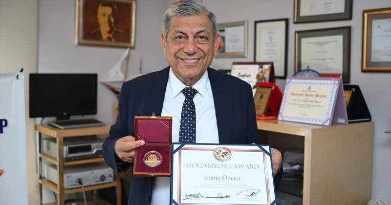 Prof. Dr. Metin Önerci ye Dünya Altın Madalya ödülü
