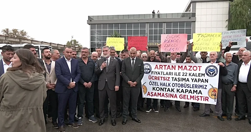 Ankara da kontak kapatma eylemine erteleme! Otobüsçüler akaryakıta gelen 40 liralık zamma isyan etti