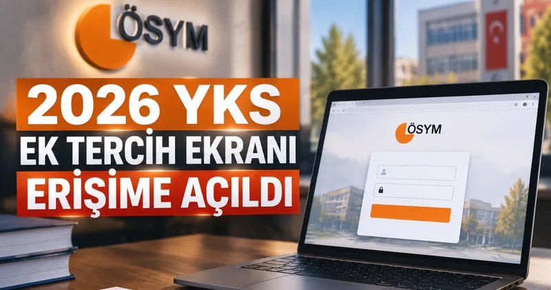 YKS EK TERCİH EKRANI ÖSYM: 2026 YKS ek yerleştirme tercihleri nasıl yapılır? Üniversite ek tercih kılavuzu ile kimler ek tercih yapabilir?