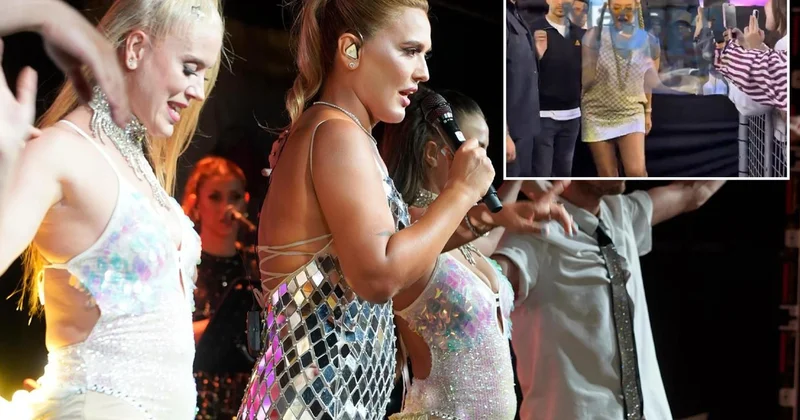 Demet Akalın a konserinde taciz şoku: Her tarafımı elledi ya