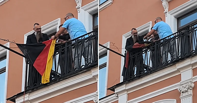 Almanya nın ST. Petersburg Başkonsolosluğu kapatıldı: Bayrak indirildi