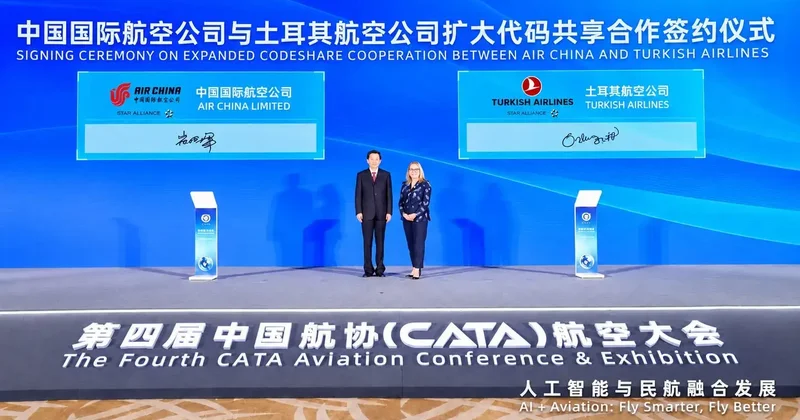 THY, Air China ile kod paylaşım anlaşmasını genişletti