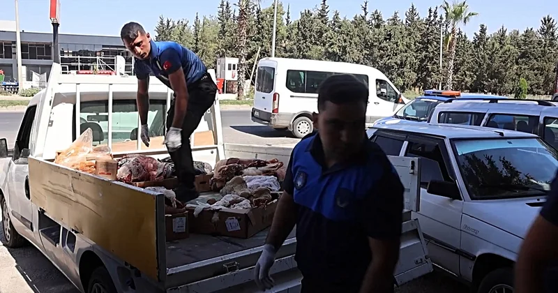 Şanlıurfa da kasapta 315 kilo bozuk et ele geçirildi, 105 bin 600 TL ceza kesildi