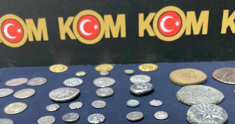 Beykoz da polis ekiplerinin iş yeri operasyonunda Helenistik ve Bizans dönemlerine ait eserler bulundu