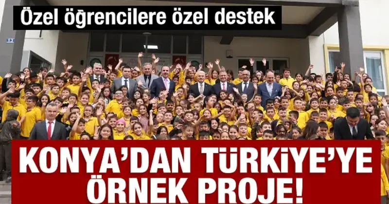 Konya Büyükşehir’den Türkiye’ye örnek proje: Özel öğrencilere özel destek