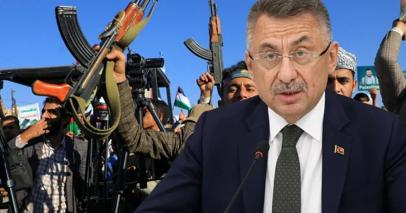 Fuat Oktay dan Husilere sert tepki! İslam aleminin kalbine saldırı