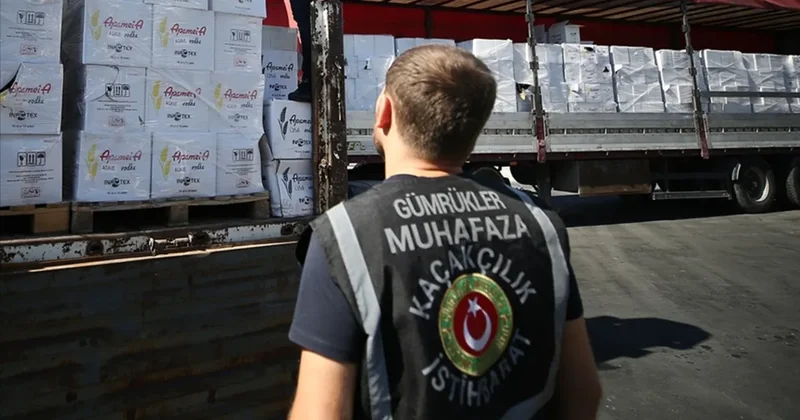 Bakanlık açıkladı: Gümrüklerde 8 ayda 81,9 milyar TL’lik kaçakçılık operasyonu