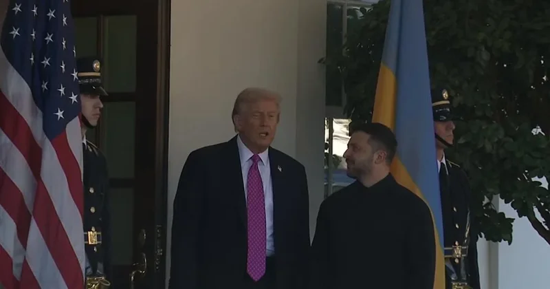 Zelenskiy, Trump ile görüşmek üzere Beyaz Saray’a geldi. Sözcü Gazetesi
