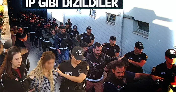 Karışmadıkları suç yok! Bayğaralar a operasyonda son perde: İp gibi dizildiler