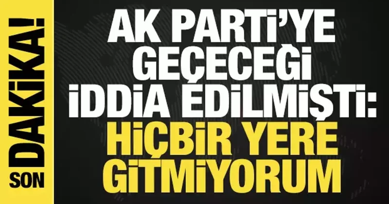 AK Parti ye geçeceği iddia edilmişti! Burcu Köksal dan açıklama