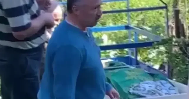 Giresun da cenaze teleferikle taşındı VİDEO İZLE