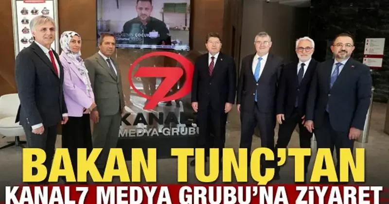 Adalet Bakanı Yılmaz Tunç tan Kanal7 Medya Grubu na ziyaret