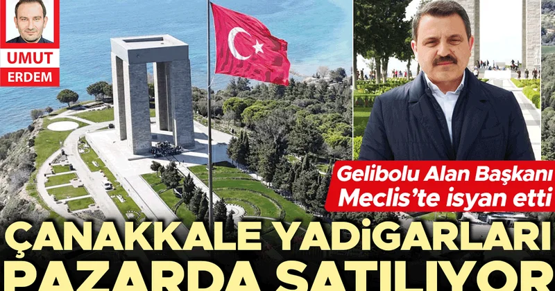 Gelibolu Alan Başkanı Meclis’te isyan etti... Çanakkale yadigarları pazarda satılıyor