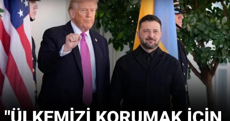 Zelenski Beyaz Saray dan eli boş döndü! Trump: Ülkemizi korumak için başkasına vermek istemiyor