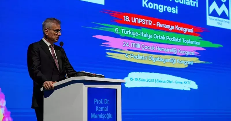 Bakan Memişoğlu, 69’uncu Türkiye Milli Pediatri Kongresi’ne katıldı