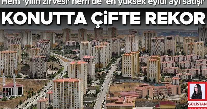 Konutta çifte rekor
