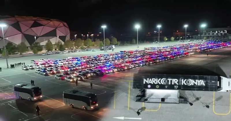 Narko pan Konya operasyonunda 369 tutuklama