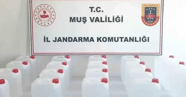 Muş’ta 100 litre etil alkol ele geçirildi Hayat Haberleri
