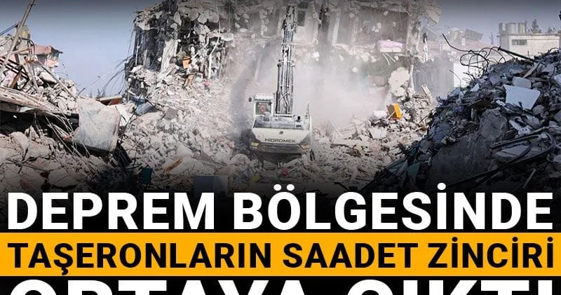 Deprem bölgesinde taşeronların saadet zinciri ortaya çıktı: Anlat derdini Marko Paşa ya