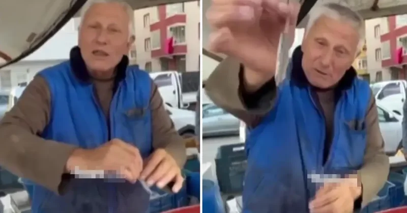 Balıkların tazeliğini kanıtlamak için yaptığı şey akılalmaz