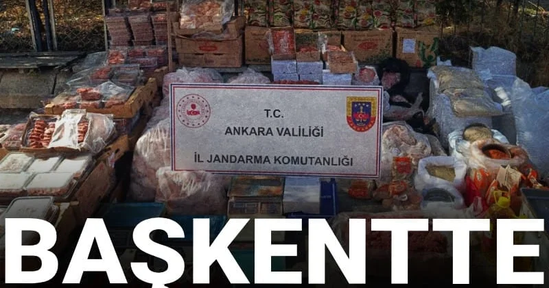 Halkın sağlığıyla böyle oynayacaklardı: Başkentte dev bozuk et operasyonu