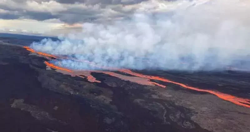 Hawaii deki Kilauea Yanardağı nda 35 inci patlama