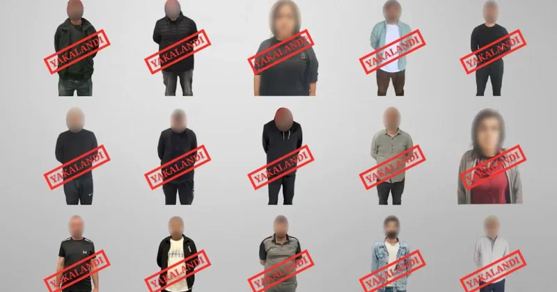 Kırmızı bültenle ve ulusal seviyede aranan 15 kişi Türkiye ye getirildi