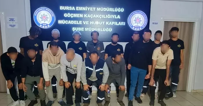 Bursa’da kaçak göçmen operasyonu